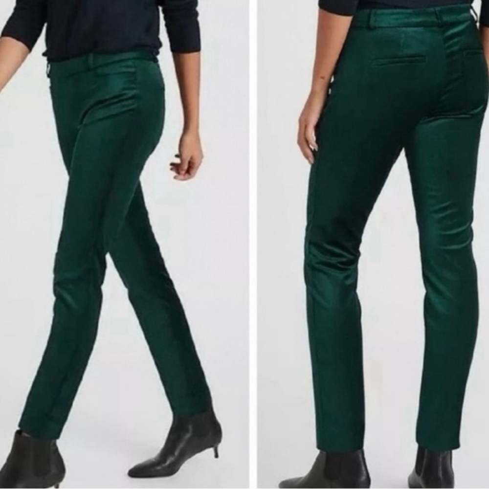 Banana Republic Sloan Pants Velvet Green
